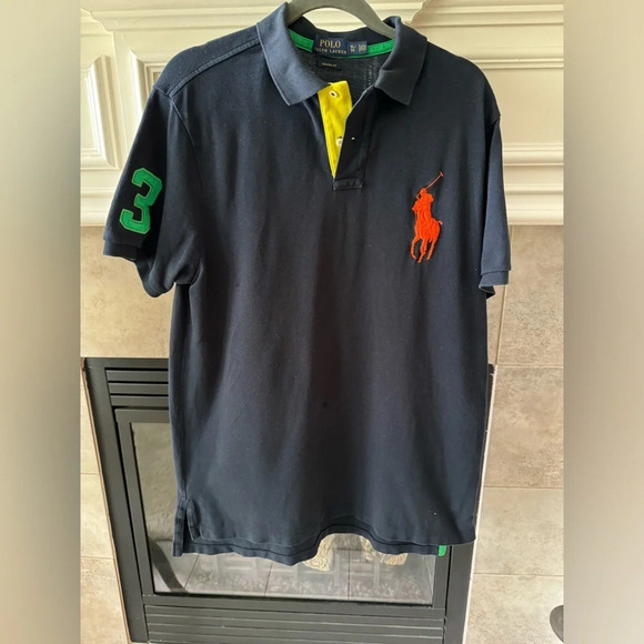 Polo Ralph Lauren Other - Polo Ralph Lauren Men Custom Fit Polo Nvy Y2K W/Chief Keef Vibes-XL